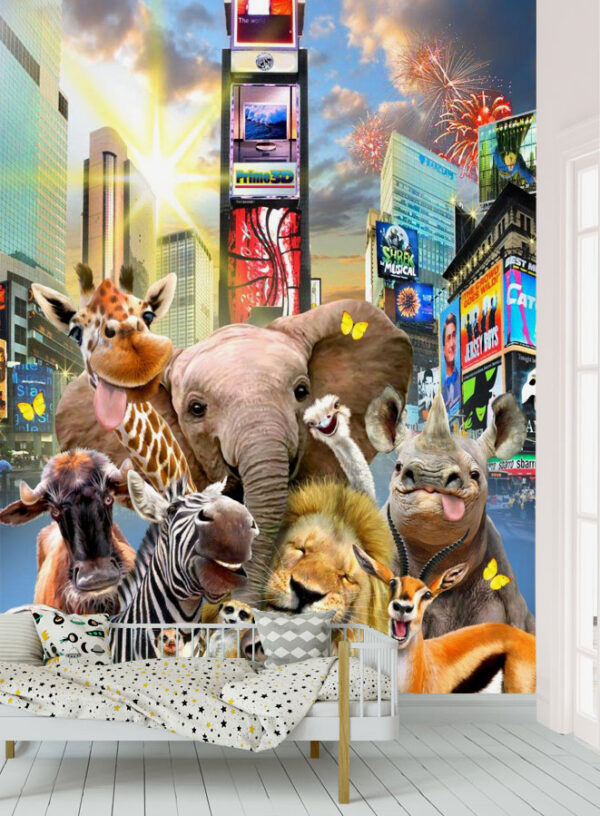 Jungle party, Wild animals, Cute animals, Time square