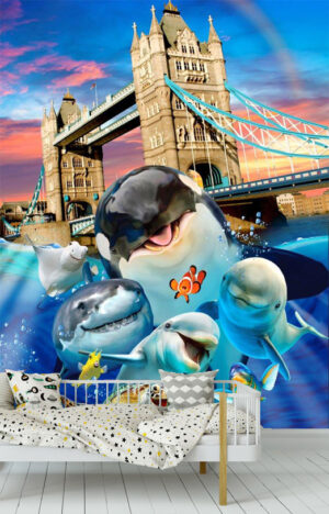 Howard Robinson's Marine Tower Bridge Wall Mural