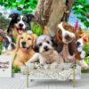 Howard Robinson's Puppy Pals Wall Mural