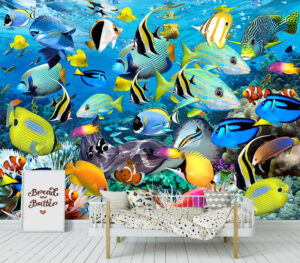 Howard Robinson's Reef Life Wall Mural