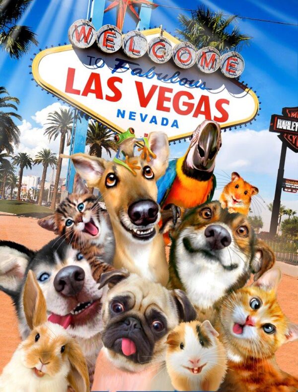 Howard Robinson's Dogs at Las Vegas Wall Mural