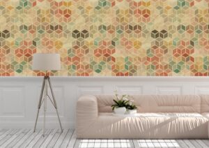 Light Seamless Retro Pattern Wall Mural