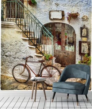 Old Neat Streets of Italy Wall Mural