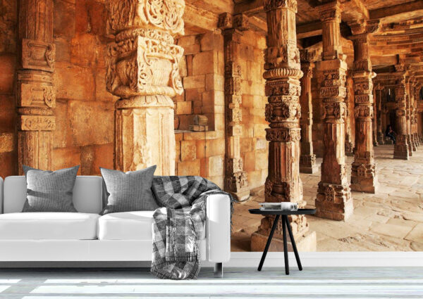 Fantastic Qutub Minar in India Wall Mural