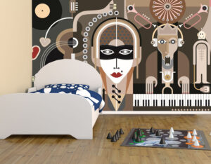 Rich Modern Music Wall Mural