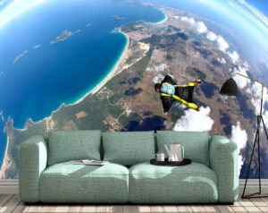 Super Extreme Paragliding Wall Mural