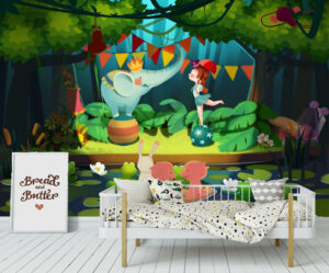 The Forest Fun Show Begins Wall Mural
