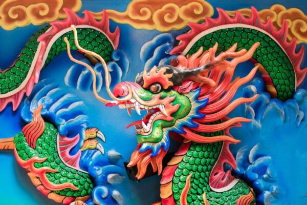 Chinese Dragon Wall Mural