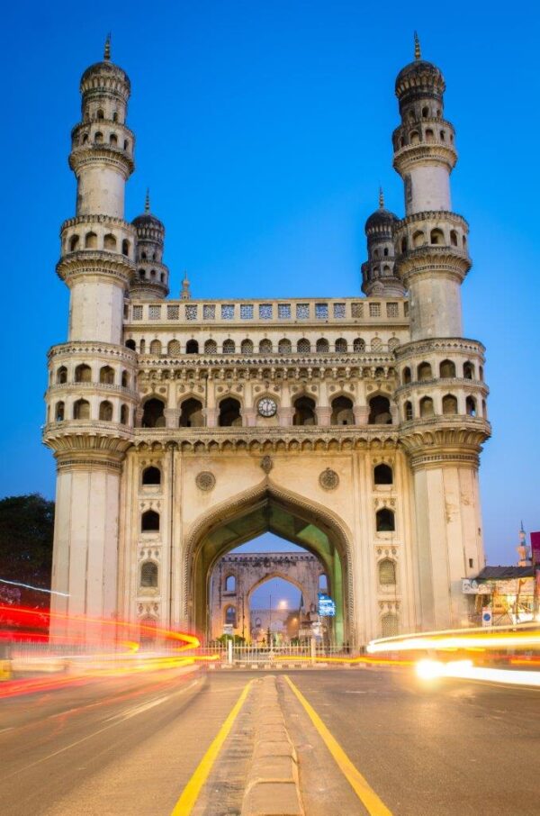 Glowing Charminar Hyderabad Wall Mural