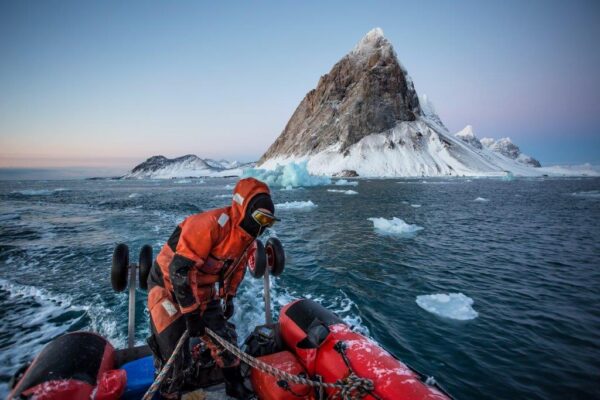 Pontoon Cruise in the Arctic Fjord