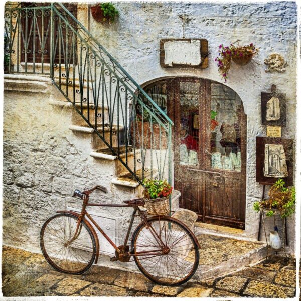 Old Neat Streets of Italy Wall Mural