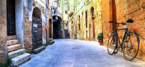 Neat Old Italian Street Wall Mural