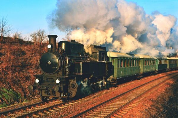 Historic Steam Train Wall Mural