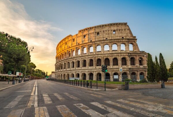 Bright Colosseum Wall Mural