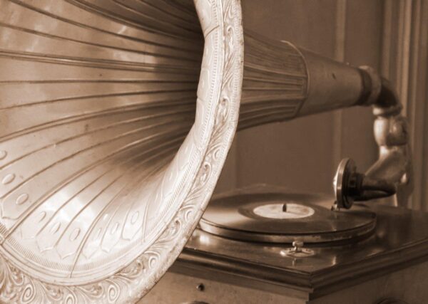 Antique Gramophone Wall Mural