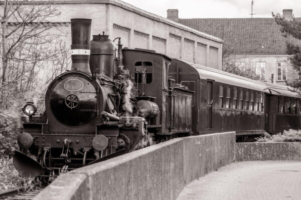 Veteran Antique Train Wall Mural