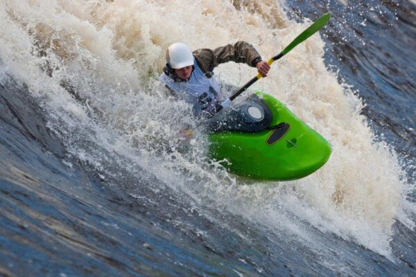 Dangerous Kayaking on Whitewater Wall Mural