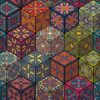 Rhombus Tribal Pattern Wall Mural