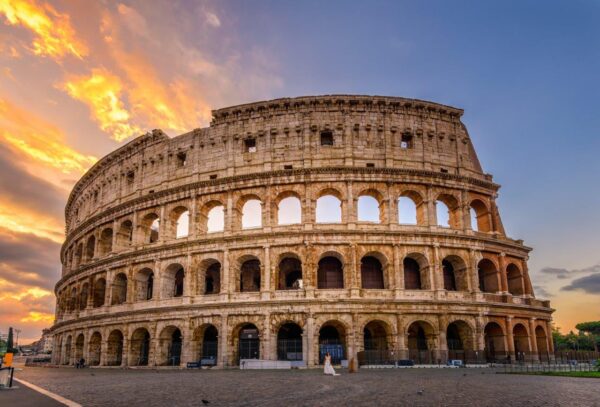 Bright Colosseum in Rome Wall Mural