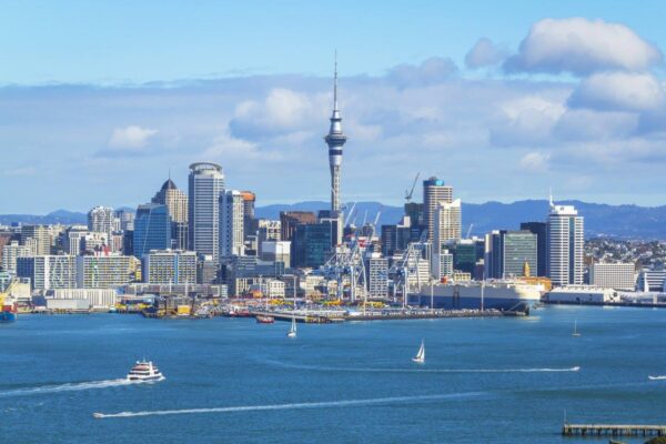 Famous Auckland from Mt. Victoria Wall Mural