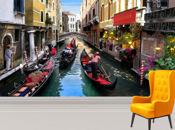 Howard Robinson's Beautiful Venice Wall Mural