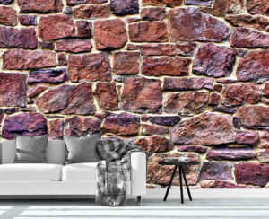 Red Brick Wall 3D Wall Mural