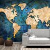 Rich Map Wall Mural