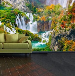 Beautiful Waterfalls Plitvice Wall Mural