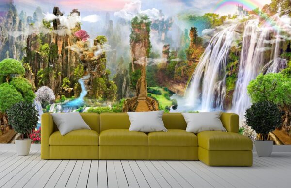 Beautiful Fantasy Landscape Wall Mural