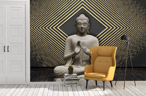 Meditating Calm Buddha Wall Mural