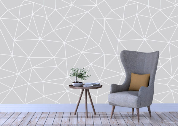 Geometric low poly graphic