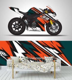 Motorcycle Wallmural