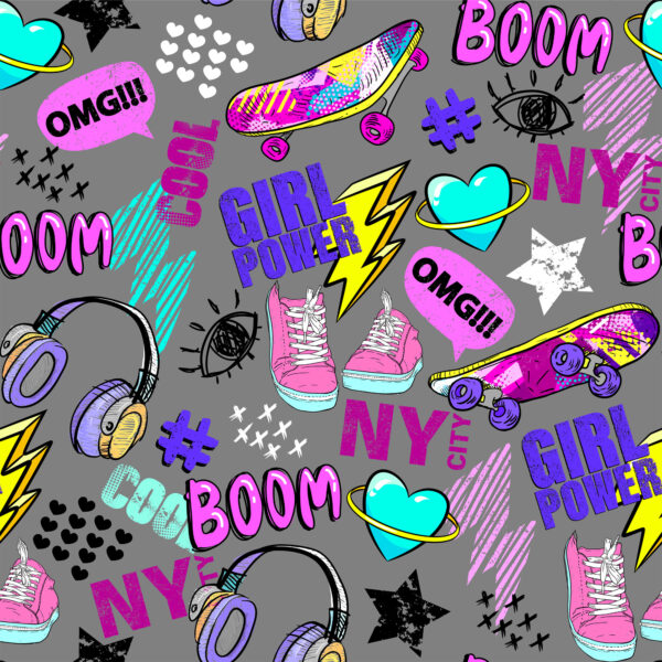 Colorful doodles Wall mural - Image 2