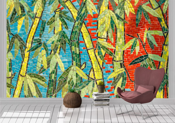 Ceremic Bamboo Wall Mural - Image 2