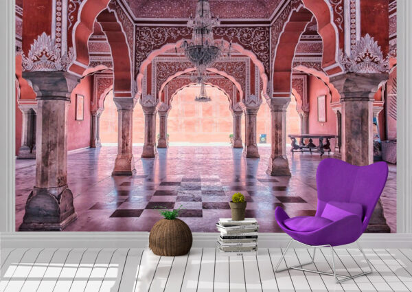 City palace in Jaipur Wall Mural